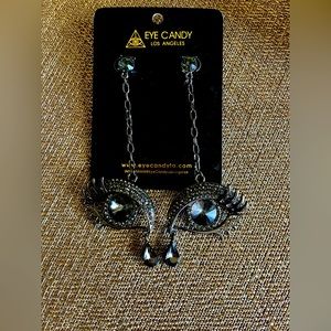 Eye Candy LA “Eye My Ear” Faceted Crystal Earrings